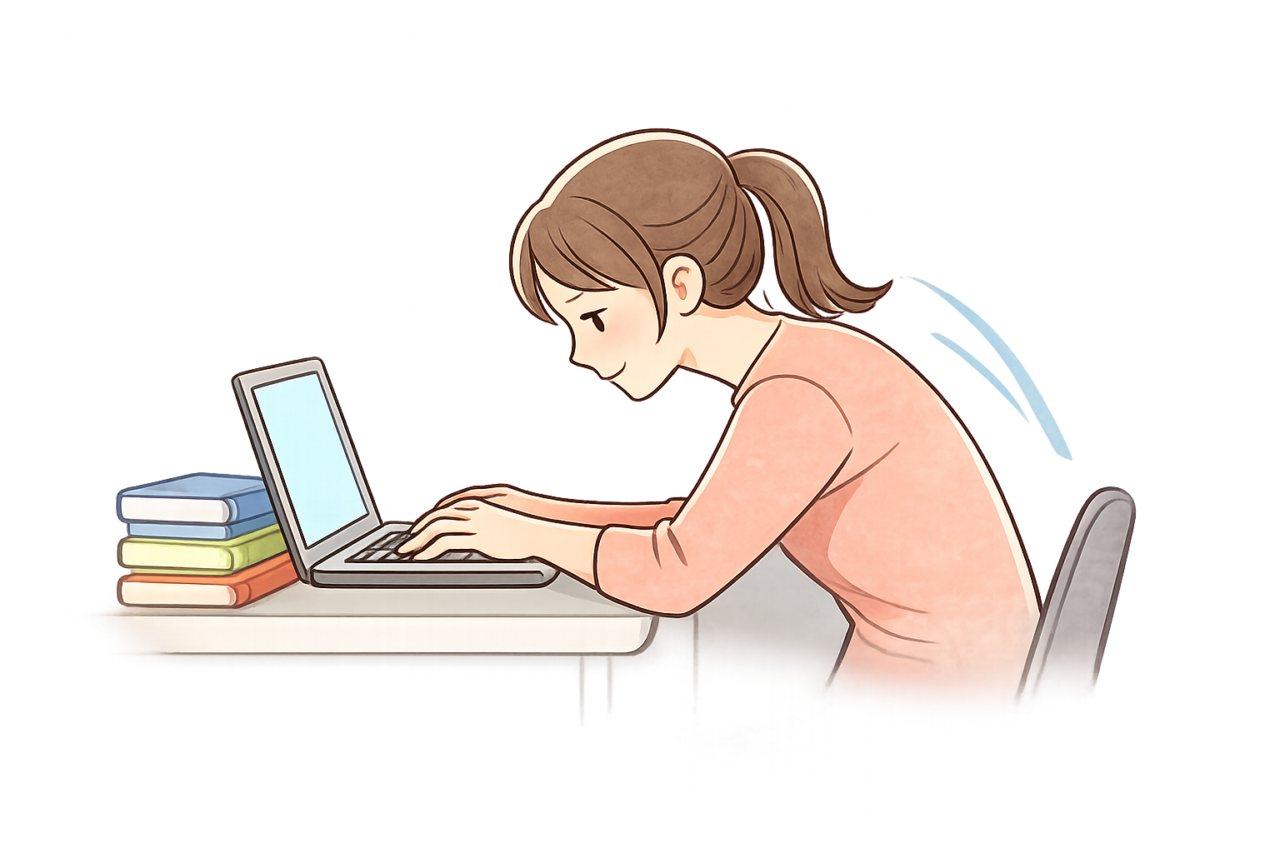 アクル整骨院 | 猫背 アクル整骨院 | 猫背 - デスクワーク